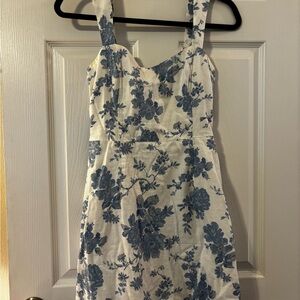 Abercrombie & Fitch Blue Floral Mini Dress